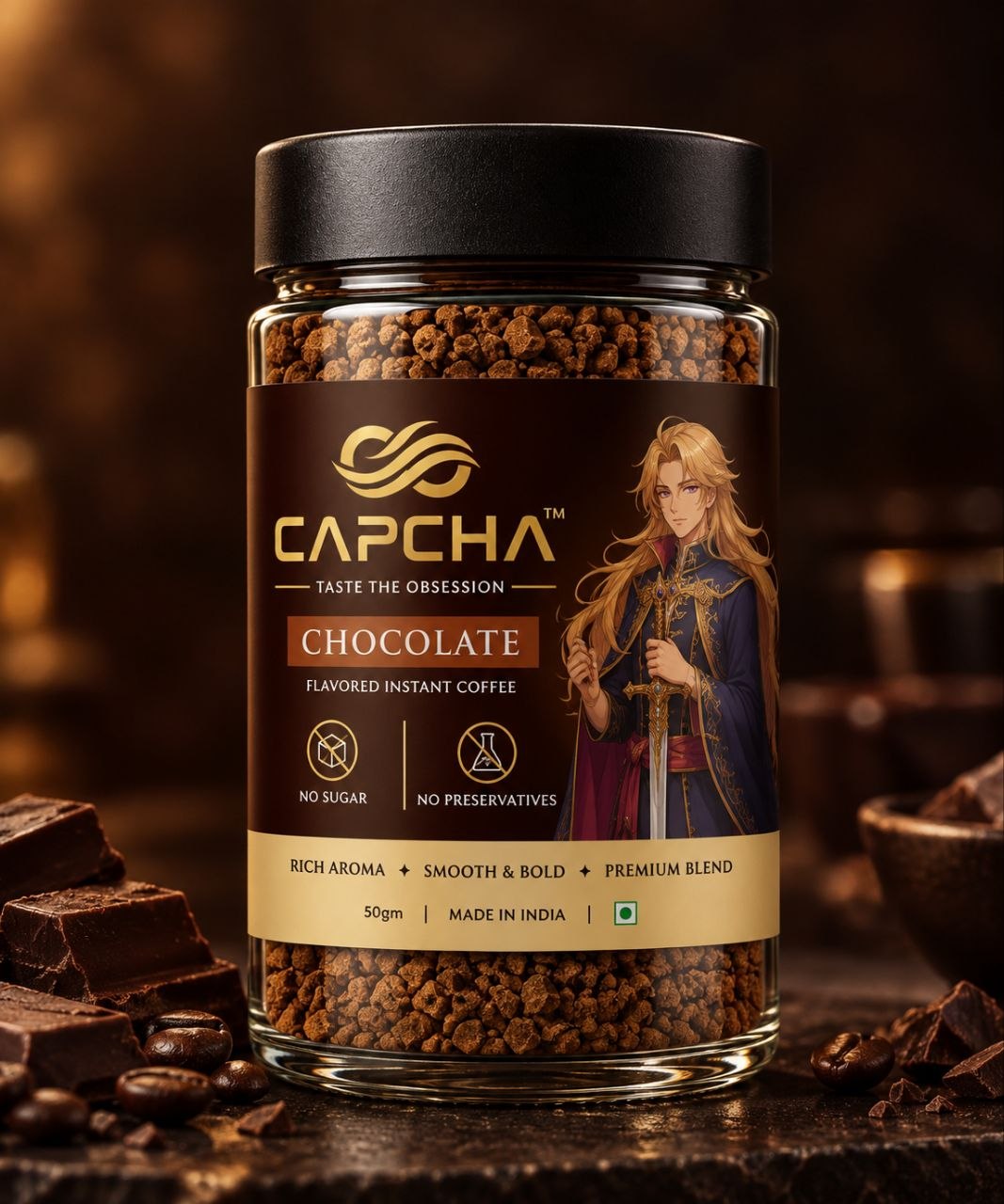 CAPCHA Chocolate Flavored Instant Coffee - 50g
